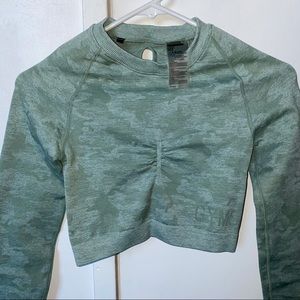 Gymshark camo long sleeve